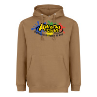 Toasted Coconut Vintage-Awana clubs Heavyweight Hoodie - ArtMosaic