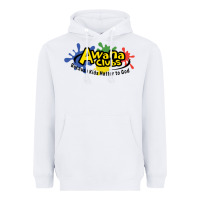 White Vintage-Awana clubs Heavyweight Hoodie - ArtMosaic