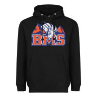 Black blue mountain state Heavyweight Hoodie - ArtMosaic