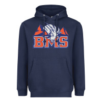 Navy blue mountain state Heavyweight Hoodie - ArtMosaic