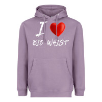 Lavender i love heart bid whist card game t shirt Heavyweight Hoodie - ArtMosaic