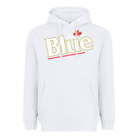 White labatt blue beer Heavyweight Hoodie - ArtMosaic