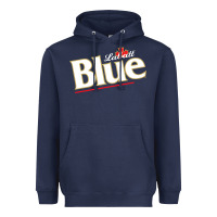 Navy labatt blue beer Heavyweight Hoodie - ArtMosaic