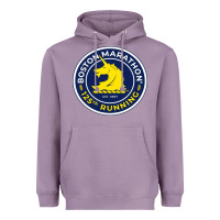 Lavender boston marathon Heavyweight Hoodie - ArtMosaic