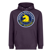 Plum boston marathon Heavyweight Hoodie - ArtMosaic