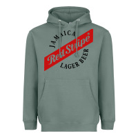 Sage jamaica red stripe lager beer Heavyweight Hoodie - ArtMosaic