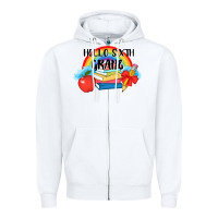 White back to school hello sixth grade 3200x2400 Zipper Hoodie - AdoDesignShop