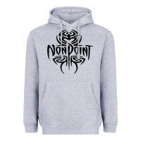 Heather Grey Nonpoint, Nonpoint Art, Nonpoint Vintage, Nonpoint Trend, Heavyweight Hoodie - ArtMosaic