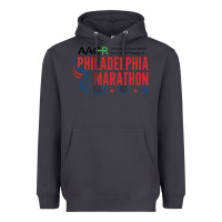 Smoke PHILADELPHIA MARATHON Heavyweight Hoodie - ArtMosaic