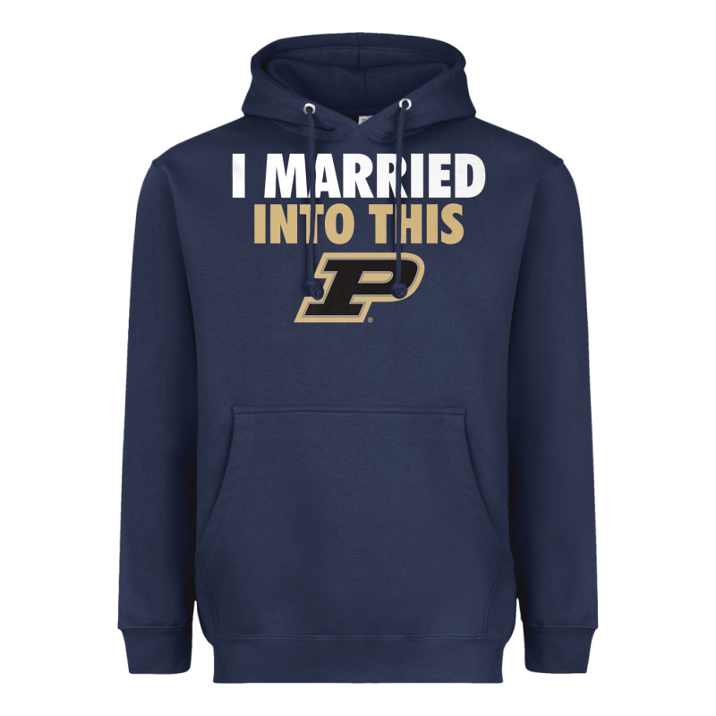 Purdue Boilermakers Married Into This - Apparel Heavyweight Hoodie by ArtMosaic | Teevron