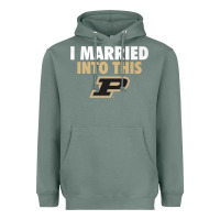 Sage Purdue Boilermakers Married Into This - Apparel Heavyweight Hoodie - ArtMosaic