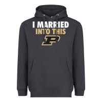 Smoke Purdue Boilermakers Married Into This - Apparel Heavyweight Hoodie - ArtMosaic