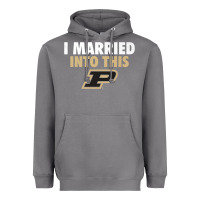 Storm Purdue Boilermakers Married Into This - Apparel Heavyweight Hoodie - ArtMosaic