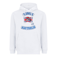 White rebel MC supporter Heavyweight Hoodie - ArtMosaic