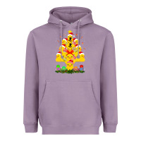 Lavender duck rubber duck christmas tree duckie and quack christmas 123 Heavyweight Hoodie - ArtMosaic