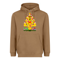 Toasted Coconut duck rubber duck christmas tree duckie and quack christmas 123 Heavyweight Hoodie - ArtMosaic