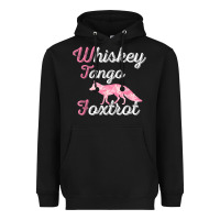 Black whiskey tango foxtrot military womens fun wtf quote t shirt Heavyweight Hoodie - ArtMosaic