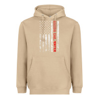 Mushroom Union Carpenter With A Vintage American Flag For Fans Heavyweight Hoodie - ArtMosaic