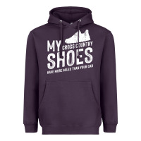 Plum cross country running   xc run runner pullover hoodie Heavyweight Hoodie - ArtMosaic