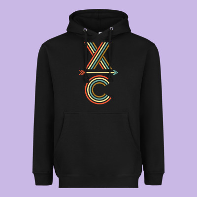 X-country Design For Cross Country Runners And Coaches Heavyweight Hoodie Designed By Artmosaic