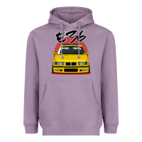 Lavender Yellow E36 Heavyweight Hoodie - ArtMosaic