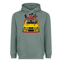 Sage Yellow E36 Heavyweight Hoodie - ArtMosaic