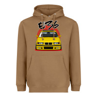 Toasted Coconut Yellow E36 Heavyweight Hoodie - ArtMosaic
