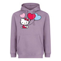 Lavender kitty Heavyweight Hoodie - ArtMosaic