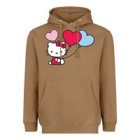 Toasted Coconut kitty Heavyweight Hoodie - ArtMosaic