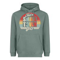 Sage Limited Edition Retro Vintage Just A Small Town Girl Heavyweight Hoodie - ArtMosaic