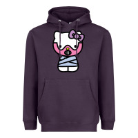 Plum hell kitty cute devil Heavyweight Hoodie - ArtMosaic
