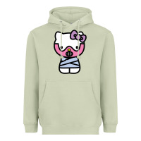 Matcha hell kitty cute devil Heavyweight Hoodie - ArtMosaic