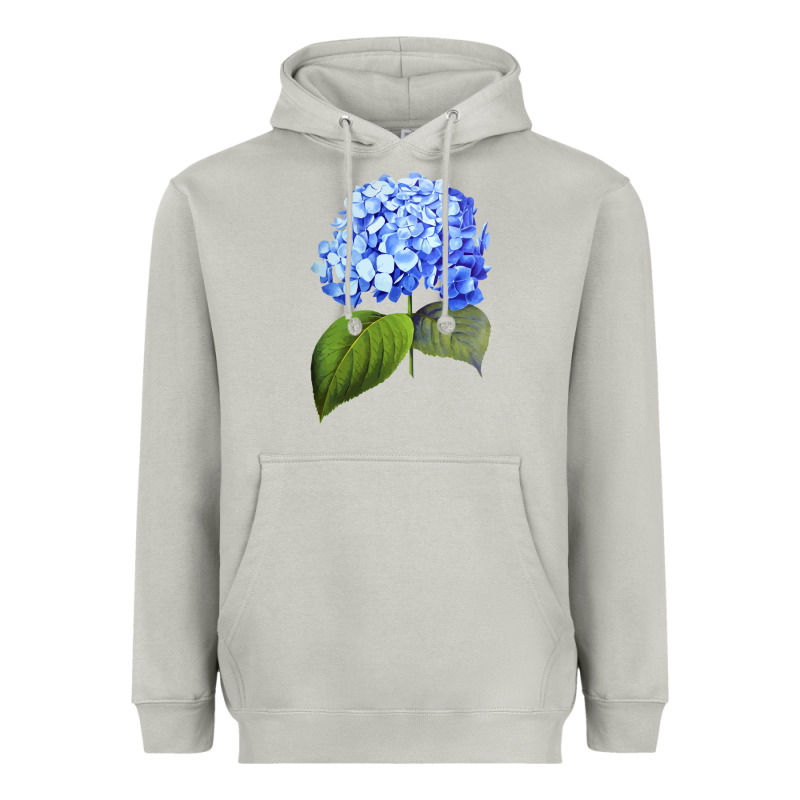 Blue  Hydrangea Heavyweight Hoodie by ArtMosaic | Teevron