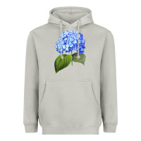 Moon Dust Blue  hydrangea Heavyweight Hoodie - ArtMosaic