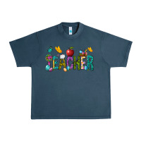 Midnight Navy Easter Teacher Urban Heavy Tee - BundleAndBundleShop