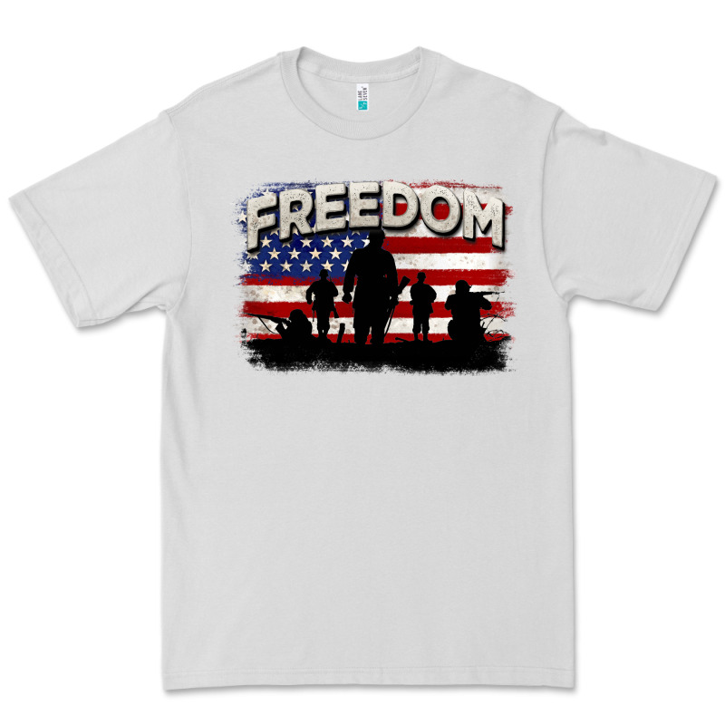 Freedom 4th Of July Premium Tee by CowGirlArtShop | Teevron