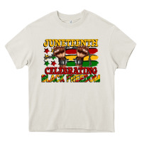 Cream juneteenth celebrating black freedom Heavy Core Tee - CowGirlArtShop