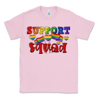 Bubblegum Pink Support squad pride Classic Tee - CowGirlArtShop