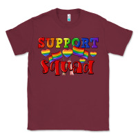 Burgundy Support squad pride Classic Tee - CowGirlArtShop
