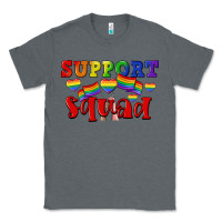 Charcoal Heather Support squad pride Classic Tee - CowGirlArtShop