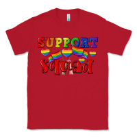 Red Support squad pride Classic Tee - CowGirlArtShop