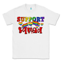 White Support squad pride Classic Tee - CowGirlArtShop