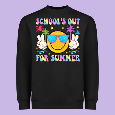 Schools Out For Summer Heavyweight Sweatshirt Designed By Jahusdesignshop