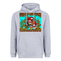 Heather Grey truck gnome cactus Heavyweight Hoodie - JahusDesignShop