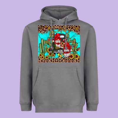 Truck Gnome Cactus Heavyweight Hoodie Designed By Jahusdesignshop