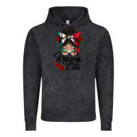 Vintage Black mexican mamacita messy bun Vintage Hoodie - BundleAndBundleShop
