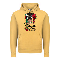 Vintage Mustard mexican mamacita messy bun Vintage Hoodie - BundleAndBundleShop