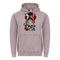 Mexican Mamacita Messy Bun Vintage Hoodie | Teevron