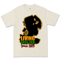 Bone Living free-ish since 1865 Premium Tee - HowdyJamesFarm