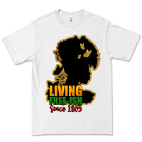 White Living free-ish since 1865 Premium Tee - HowdyJamesFarm